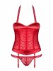 Obsessive Gorset Flameria czerwony
